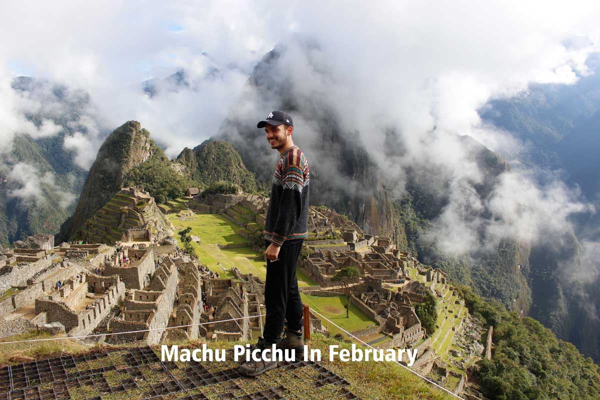 Machu Picchu in february
